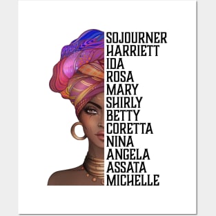 Celebrate Powerful Black Women Who Inspire, Black History, African American Posters and Art